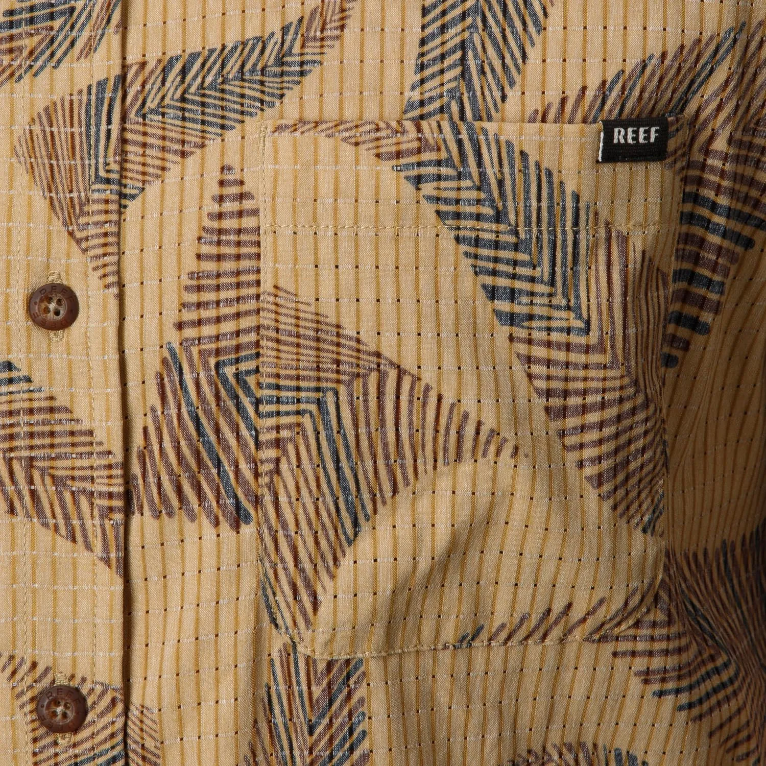 Reef Men's Rains Short Sleeve Shirt