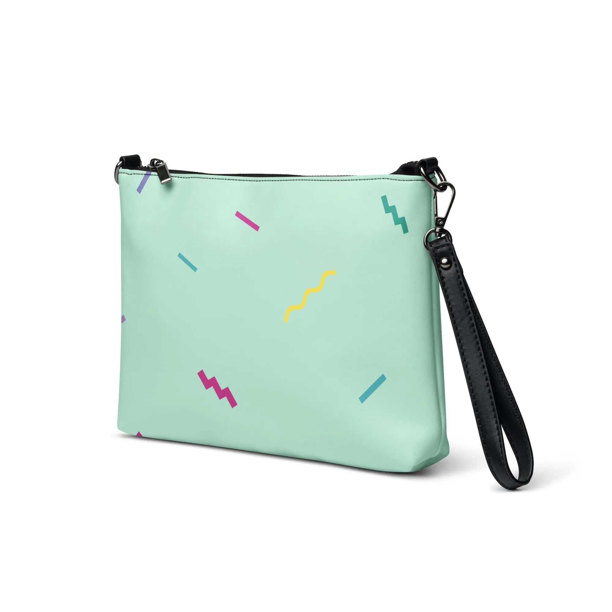 Retro 90s Mint Green Crossbody Bag