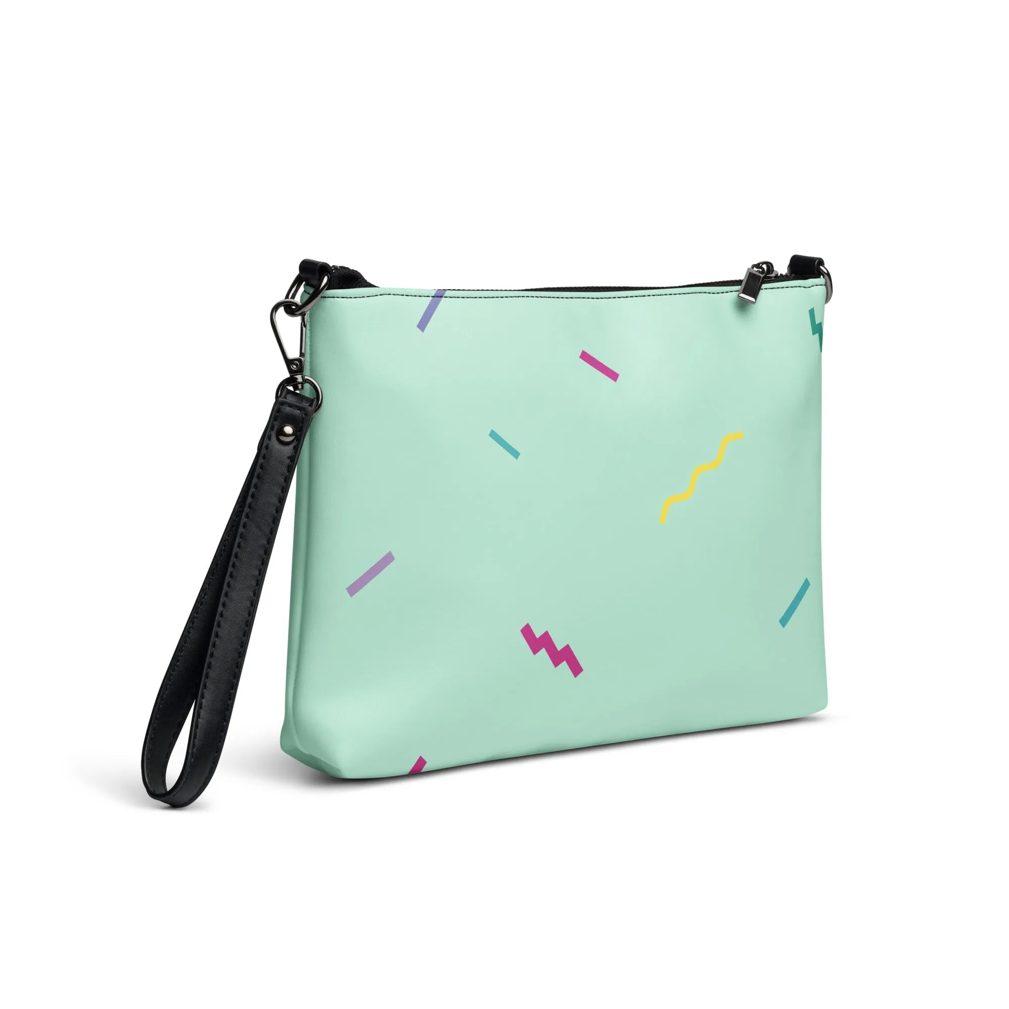 Retro 90s Mint Green Crossbody Bag