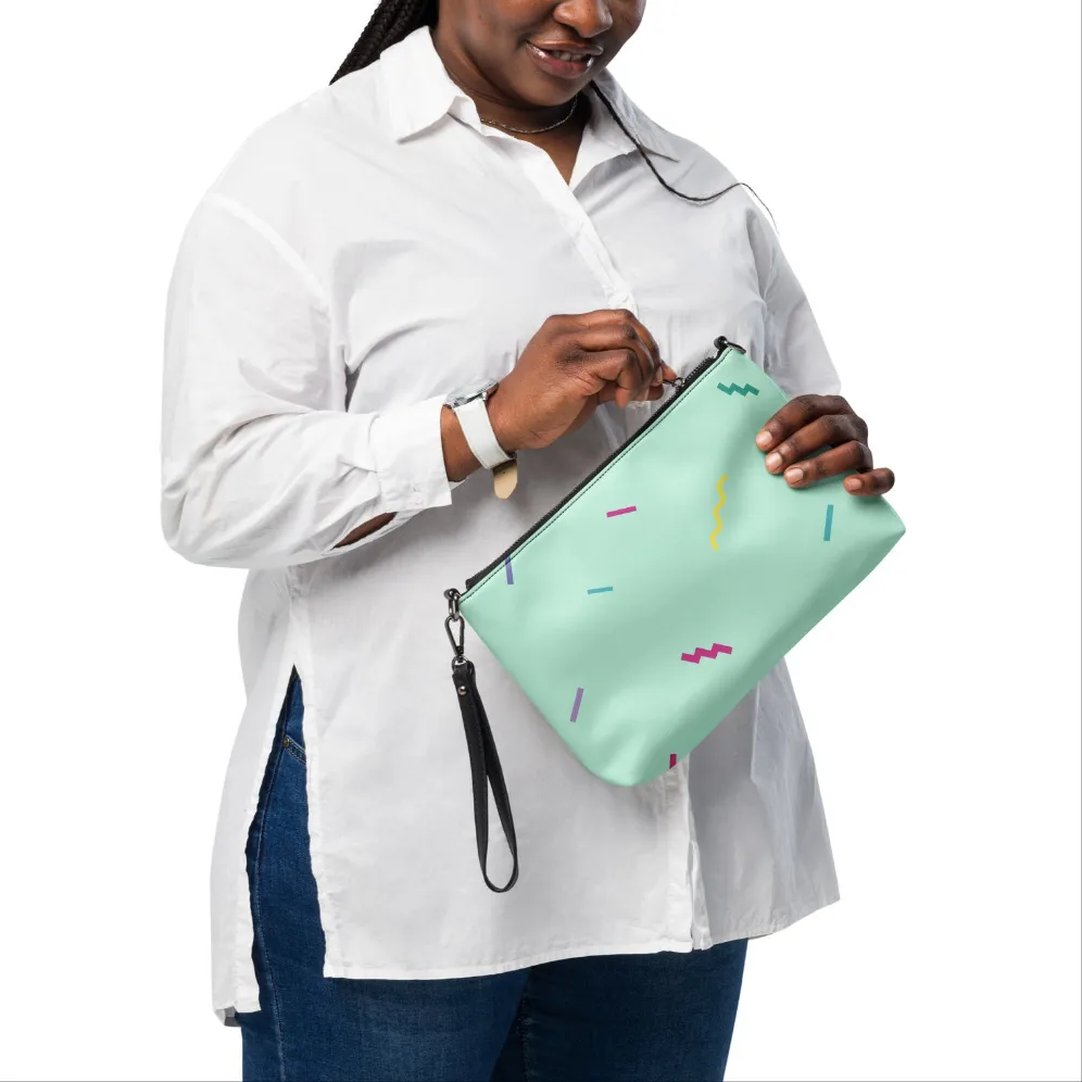 Retro 90s Mint Green Crossbody Bag