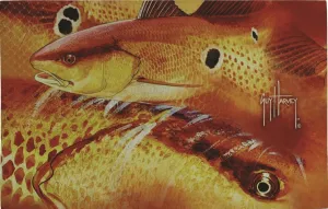 Rivers Edge Products Guy Harvey Door Mat Redfish