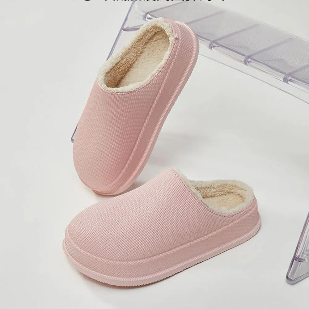 Rojeam Women Slippers Comfort Waterproof Winter Garden Shoes Warm House Slippers Indoor Outdoor for Men Women