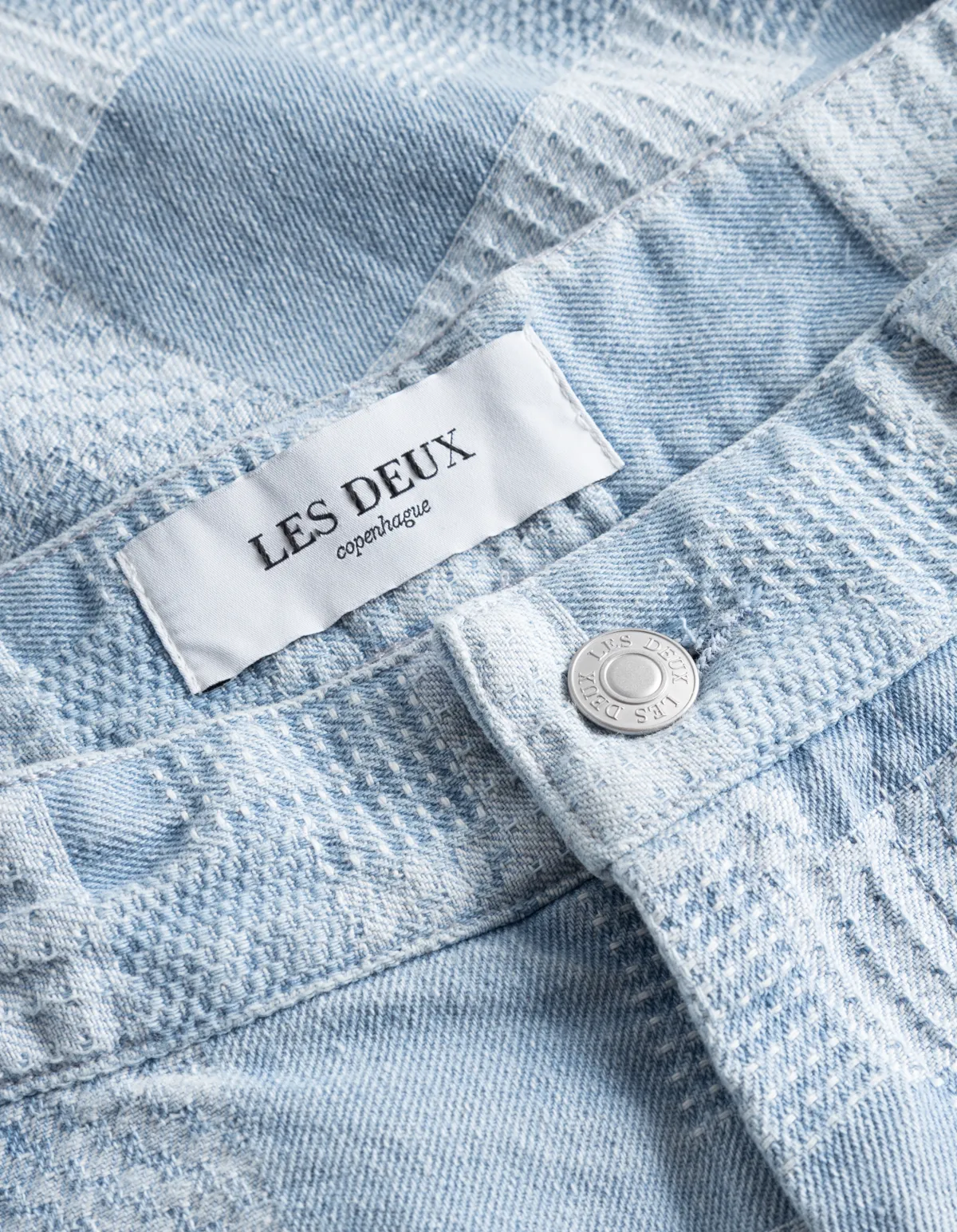Ryder Jacquard Jeans Light Blue