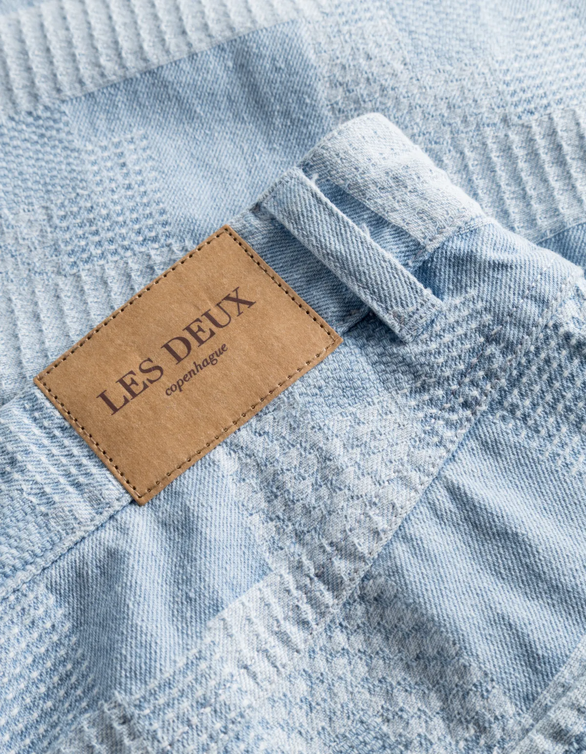 Ryder Jacquard Jeans Light Blue