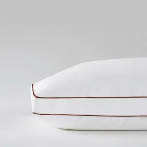 Saatva Latex Pillow - High Loft (6" - 7") - Hypoallergenic Pillow with Shredded Latex Core - Breathable - Machine Washable Organic Cotton Cover - King (34"x18") 1 Pack