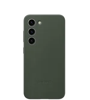 Samsung Galaxy S24 Leather Case- Green