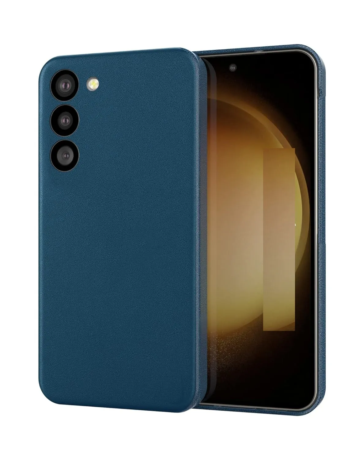 Samsung Galaxy S24 Plus Leather Case- Blue