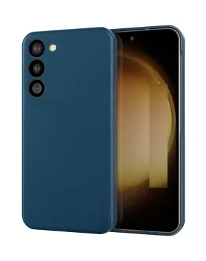 Samsung Galaxy S24 Plus Leather Case- Blue