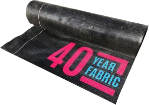 Sandbaggy Landscape Fabric | 40 Year Fabric | Weed Mat, Ground Cover, Garden Tarp | Industrial Grade | 135 Lbs of Tensile Strength | UV Protected | Approved by DOT (3 ft x 300 ft Roll)