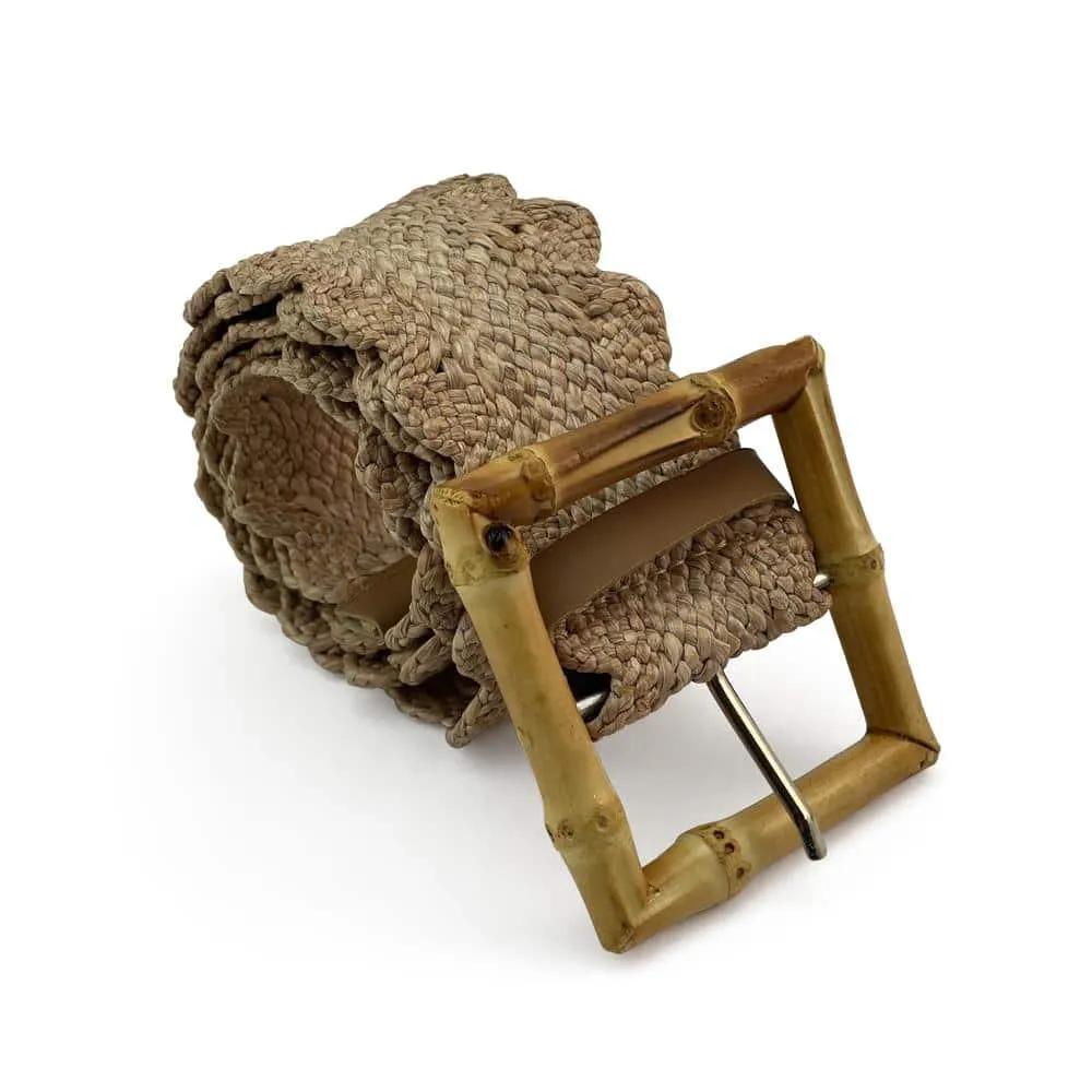 Scallop Pattern Woven Belt