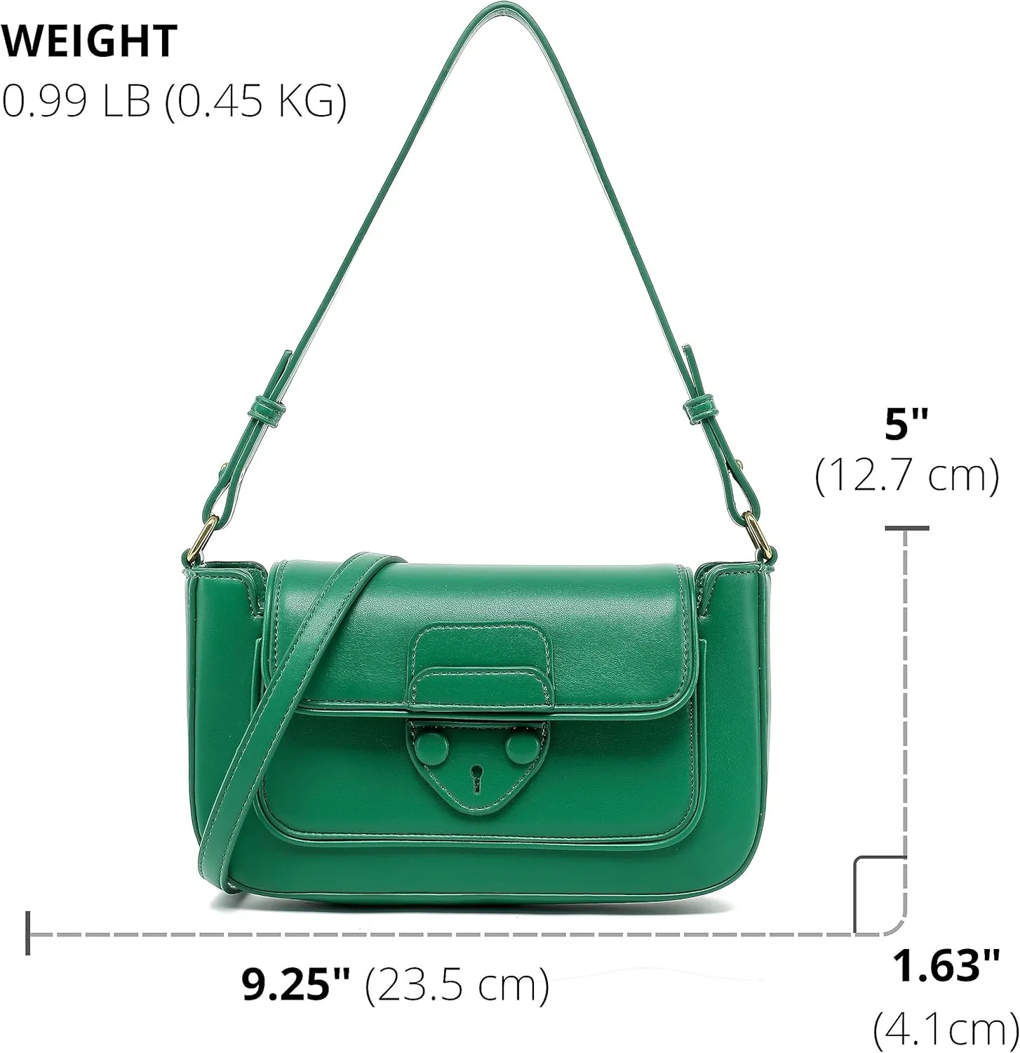 Scarleton Crossbody Bags for Women, Purses for Women, Lightweight Shoulder Bag Purse, Crossbody Bag with 2 Straps, H2087