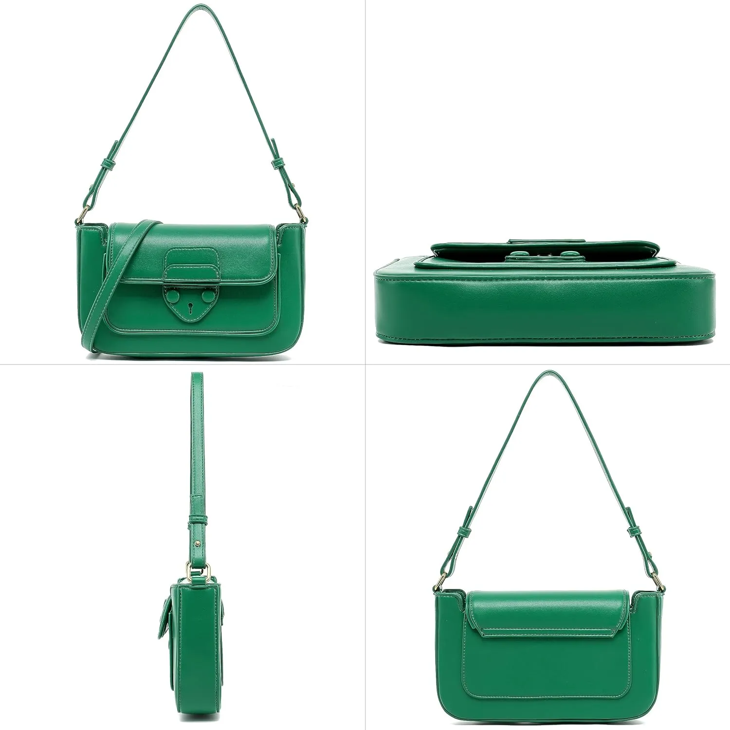 Scarleton Crossbody Bags for Women, Purses for Women, Lightweight Shoulder Bag Purse, Crossbody Bag with 2 Straps, H2087