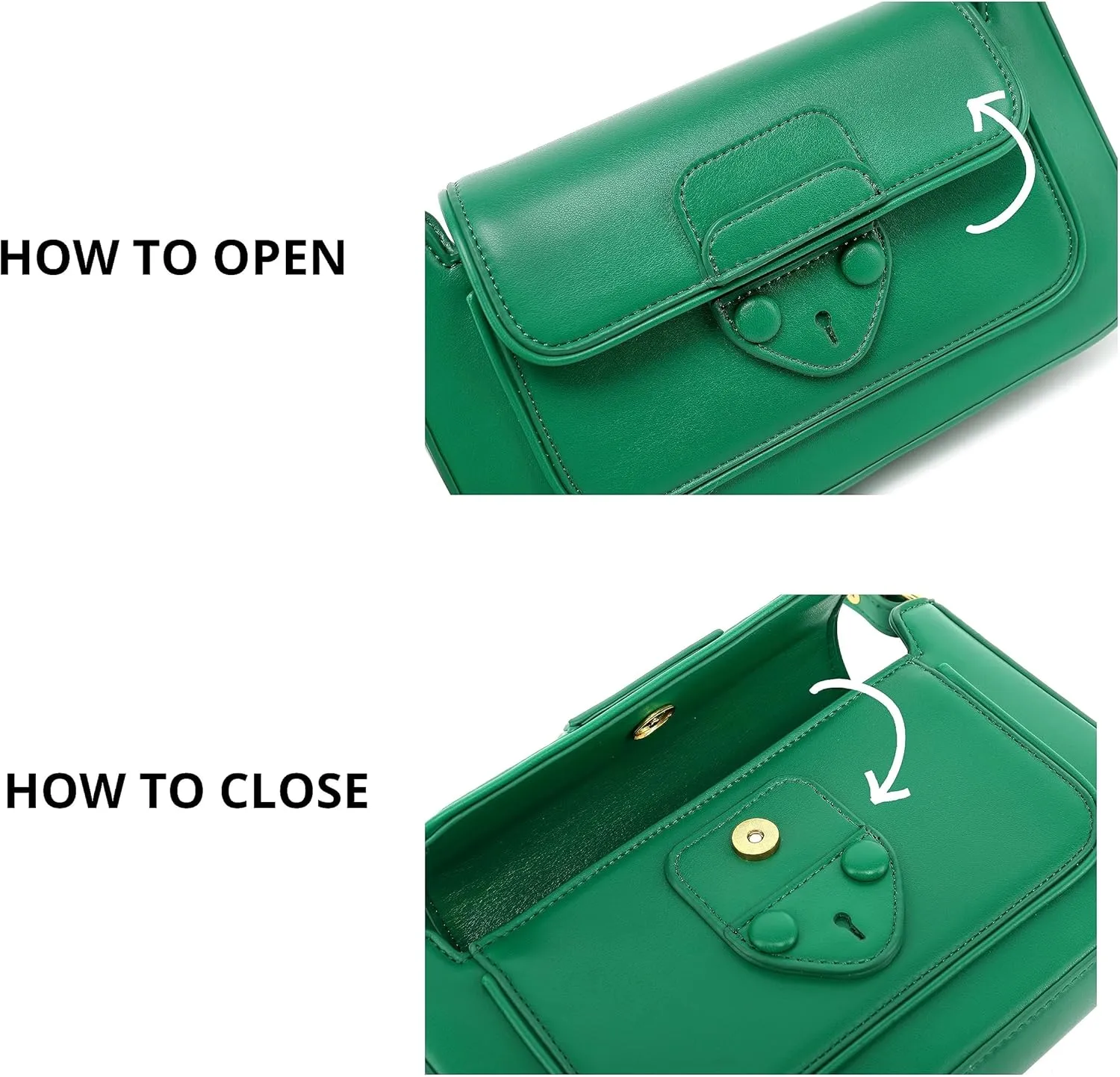 Scarleton Crossbody Bags for Women, Purses for Women, Lightweight Shoulder Bag Purse, Crossbody Bag with 2 Straps, H2087