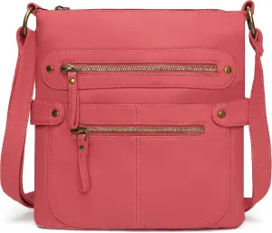 Scarleton Crossbody Bags for Women Travel Bag Purses and Handbags Multi Pocket Shoulder Bag Ultra Soft Faux Leather, H1693