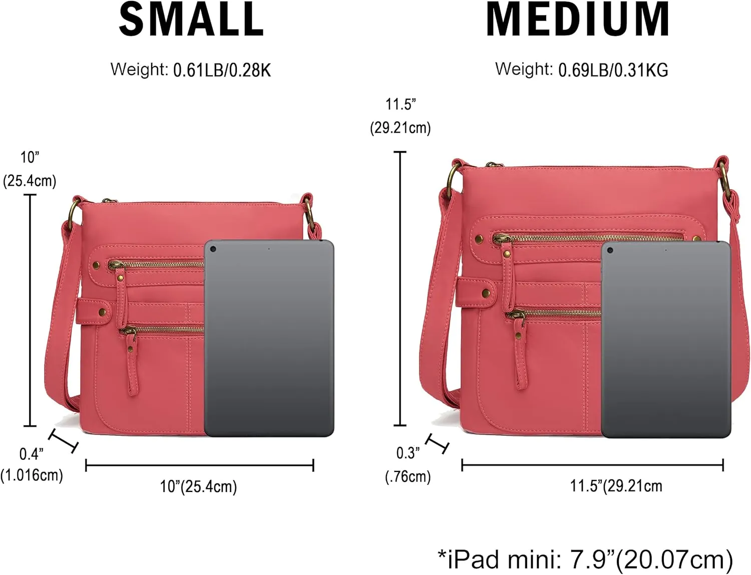 Scarleton Crossbody Bags for Women Travel Bag Purses and Handbags Multi Pocket Shoulder Bag Ultra Soft Faux Leather, H1693