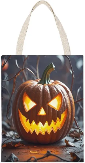 Shoulder Bag, Mystical Power Pumpkin Printed Tote Bag,reusable Color Shopping Bag,fitness Tote Bag,adult Tote Bag