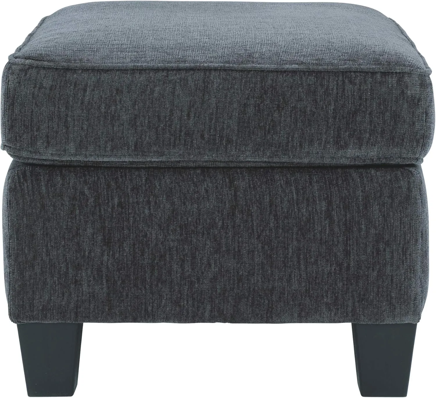Signature Design by Ashley Abinger Contemporary Rectangle Ottoman, Dark Gray