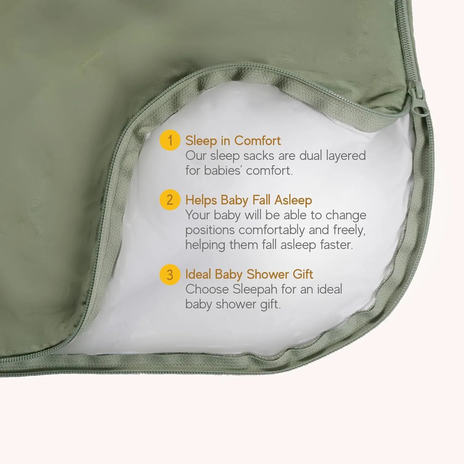 Sleepah Unisex Rayon Made from Bamboo Baby Sleep Sack 4.0 TOG, 2-Way Zipper Wearable Blanket Baby Green S 0-6M
