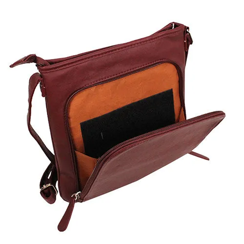 Small Messenger Crossbody-red