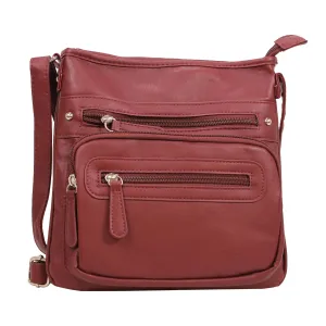 Small Messenger Crossbody-red