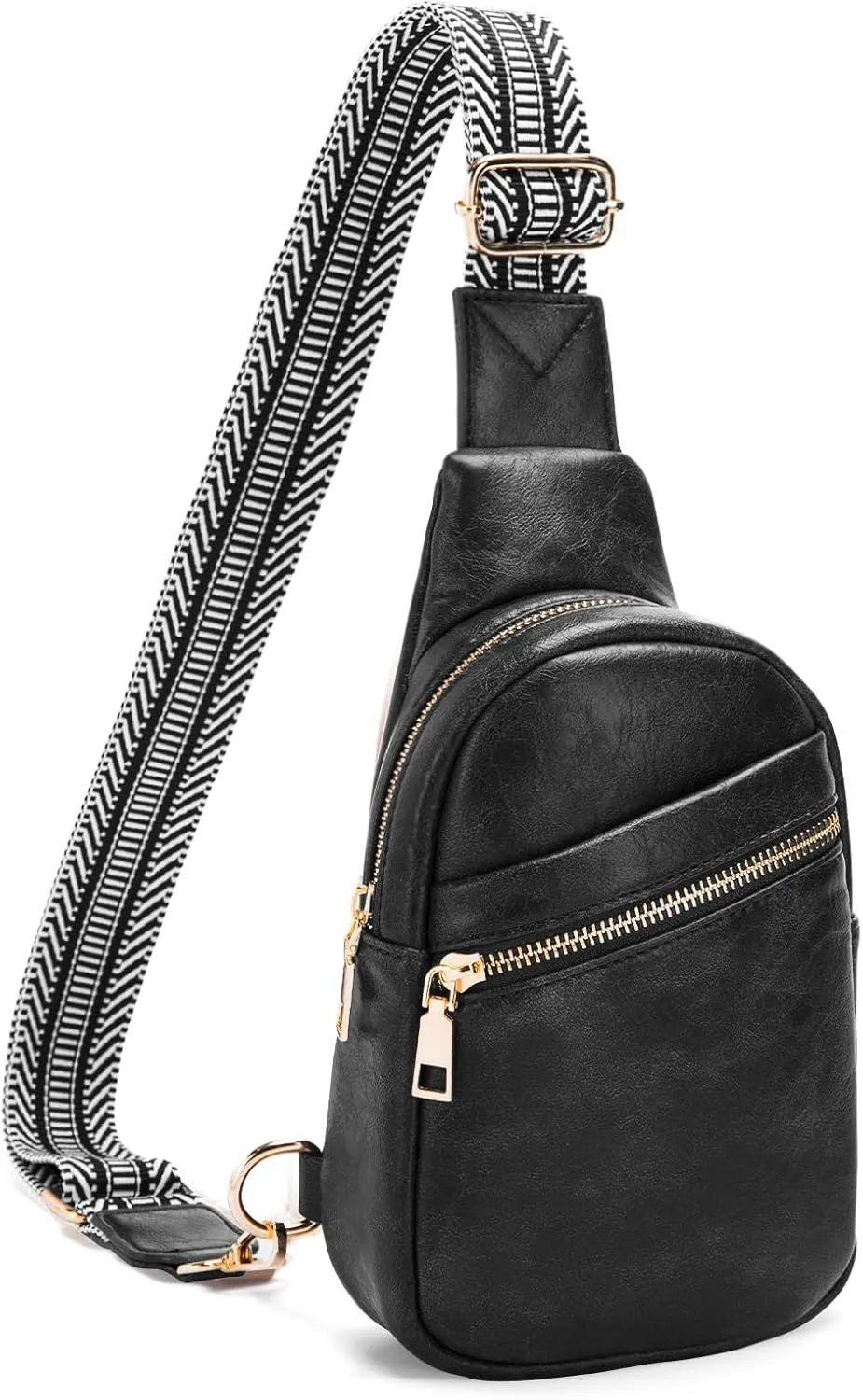 Small Sling Bag for Women - Vegan Leather Crossbody Purse with Fanny Pack Style for Women