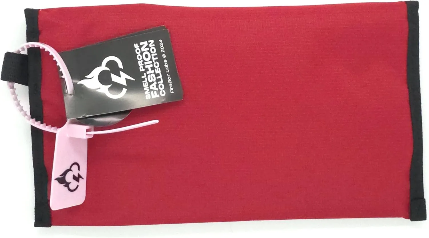 Smell Proof Travel Wallet & Cash Bag with Hidden Lock – Odor-Free, Water-Resistant, Compact Design (Ruby Red)
