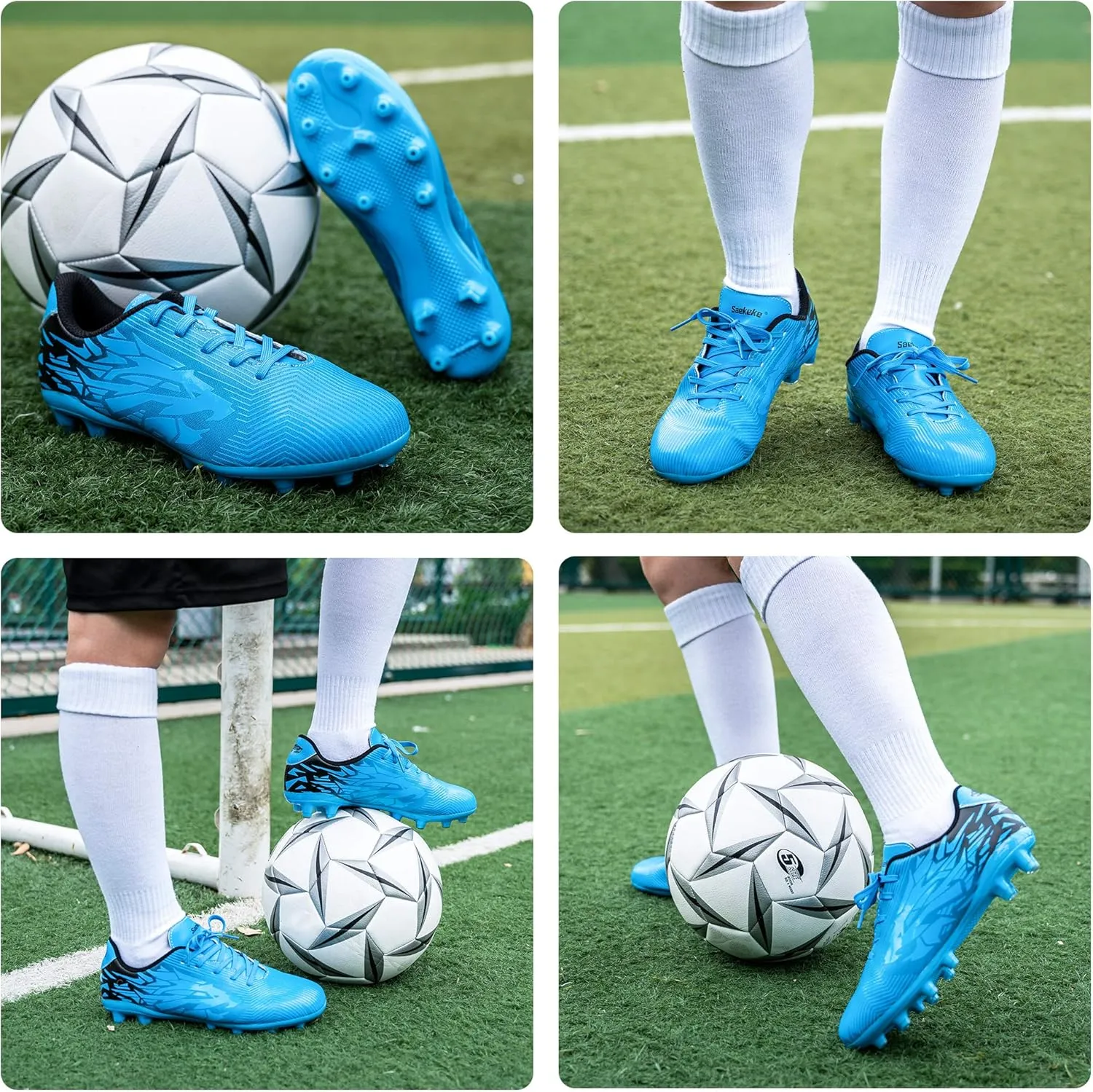 Soccer Shoes Kids Boys FG Cleats/TF Professional Training Girls Football Shoes