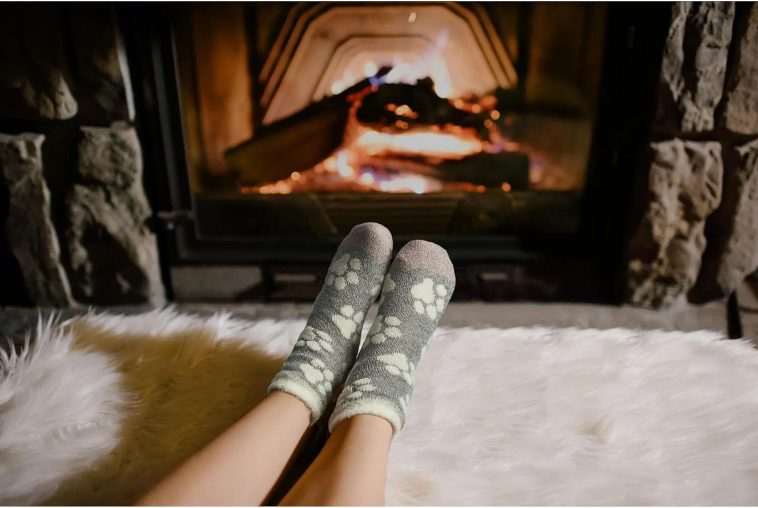 Sof Sole Unisex Kid's Youth Fireside Double-Layer Cozy Ultra-Warm Soft Giftable Multi-Pack Socks (3-Pairs)