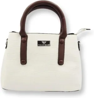 Soft Faux Crocodile Leather Hand and Shoulder Bag