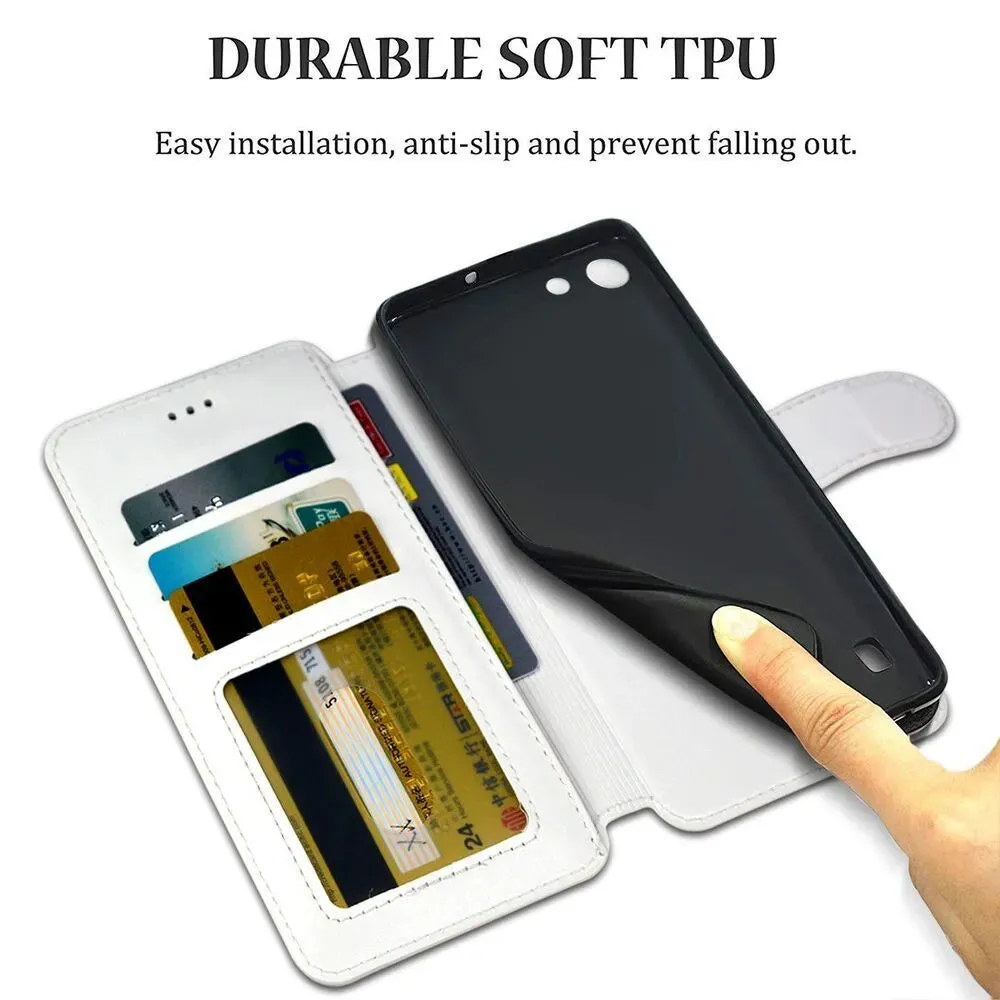 Soft TPU Custom Phone case Flip Card Holder iphone case