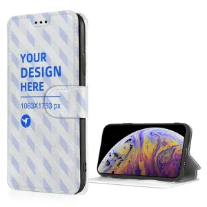 Soft TPU Custom Phone case Flip Card Holder iphone case