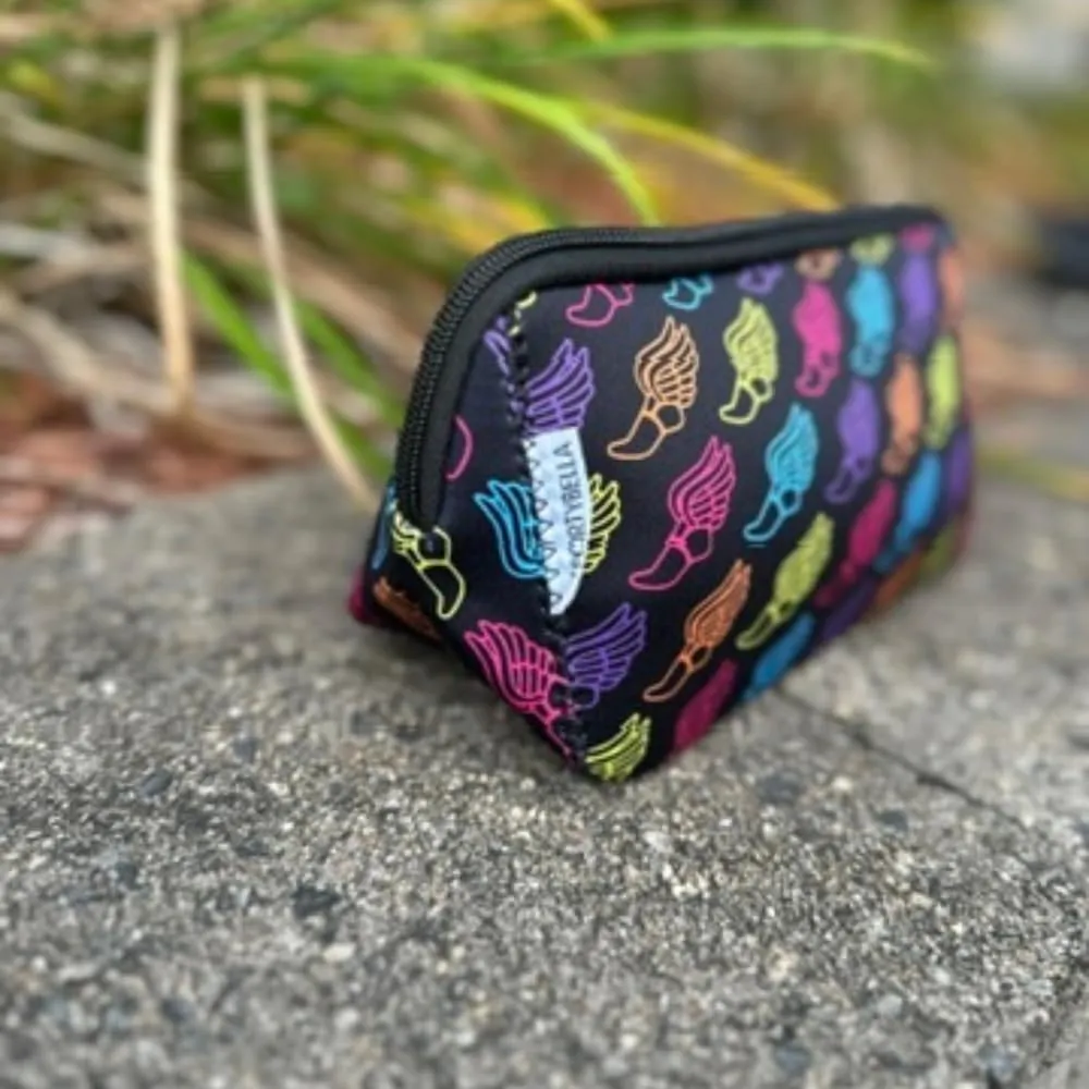 Sportybella Running Gifts For Women, Track & Field Cosmetic Bag, Runner Makeup Bag, Christmas & Birthday Gifts For Friend, Sister, Daughter, Teen, Travel Makeup, Track & Field Accessories