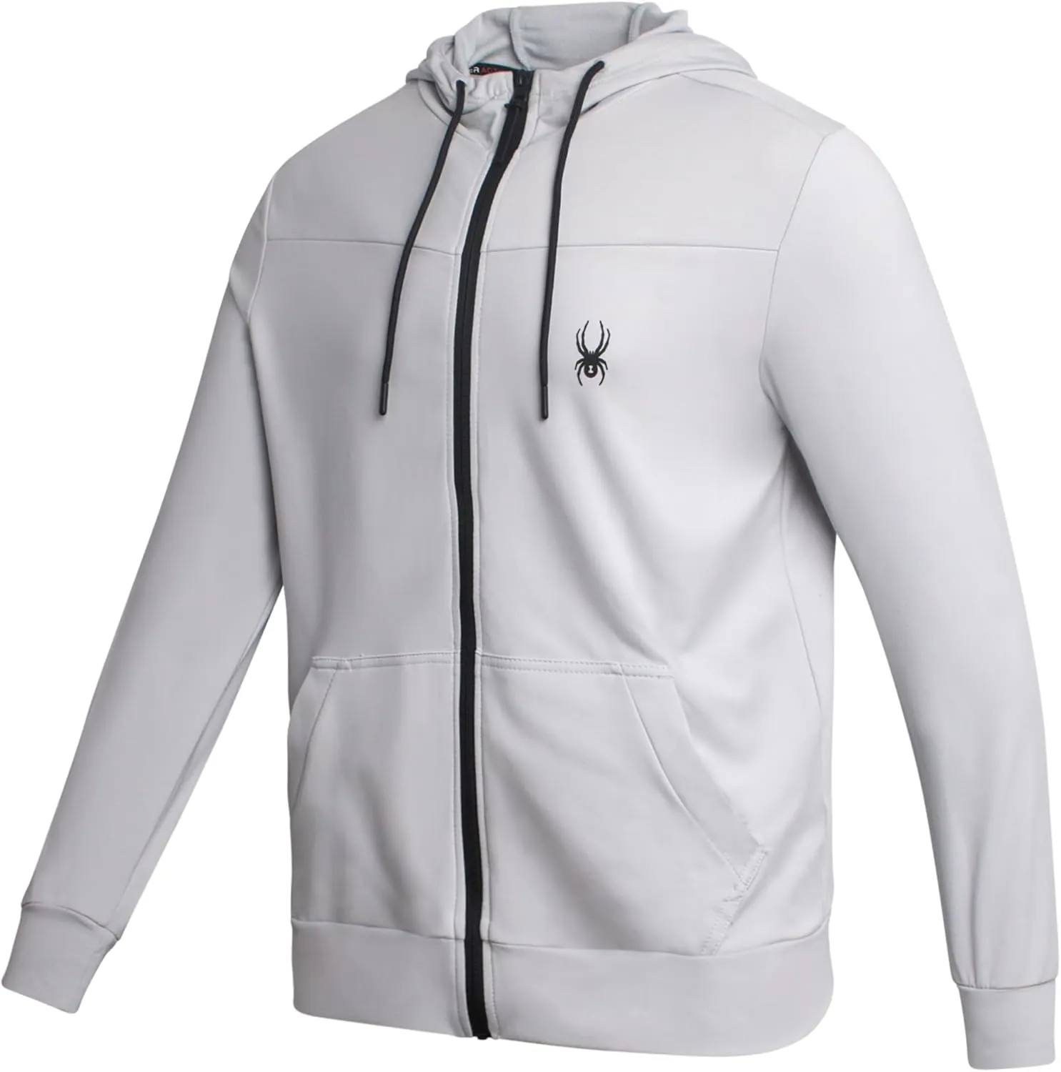 Spyder Men's Active Hoodie - Peached Super Plush Full Zip Up Hoodie Sweatshirt - Warm Outdoor Pullover Hoodies for Men (S-XL)
