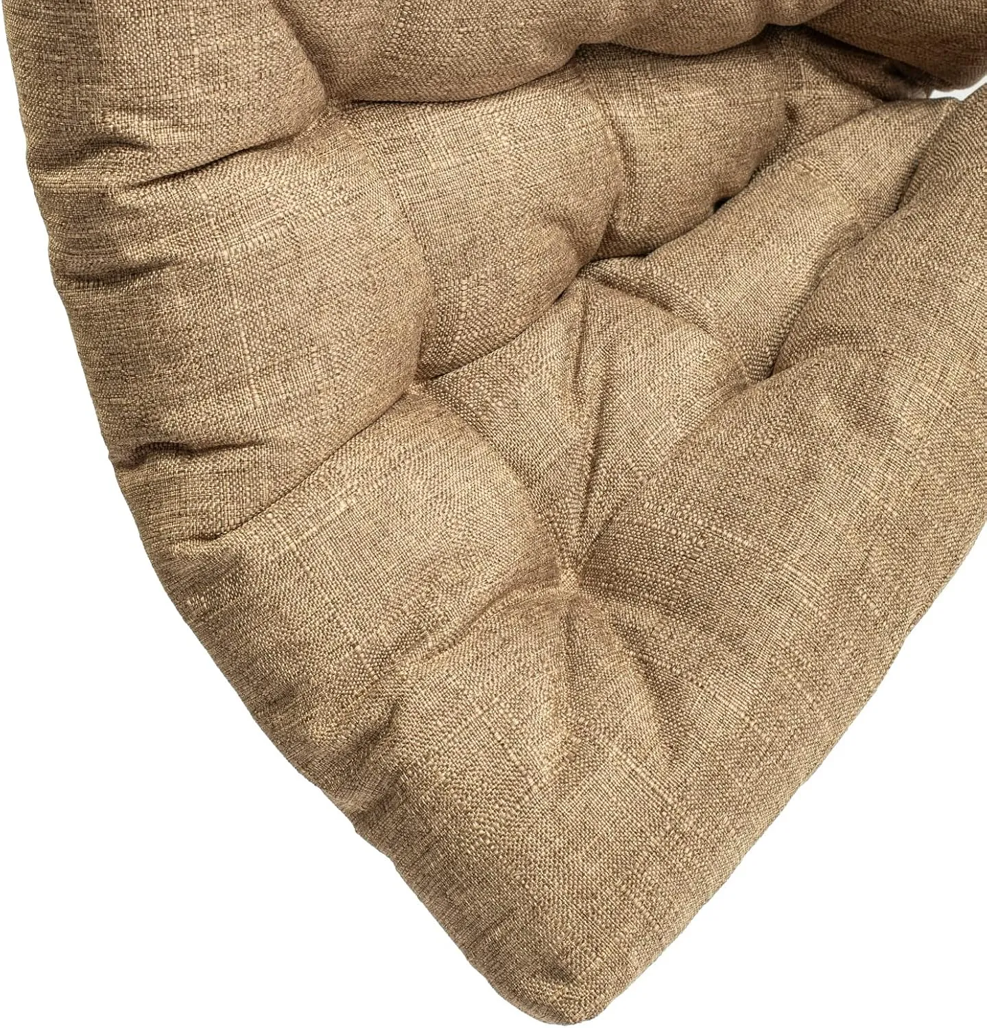 SQUARE MOON 4 Pack Chair Cushions, Seat Cushions, Chair Pads, Chair Mat for Indoor, Outdoor Dining Chair, Kitchen Chairs, Dining Room Chairs (16" × 16" × 4 Pack, Brown)