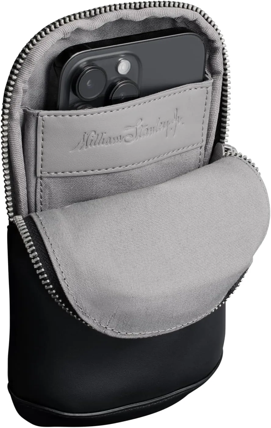STANLEY Cross Bottle Essentials Case Max | Phone, Wallet, Keys Holder for Water Bottle | Faux Leather Accessory Pouch