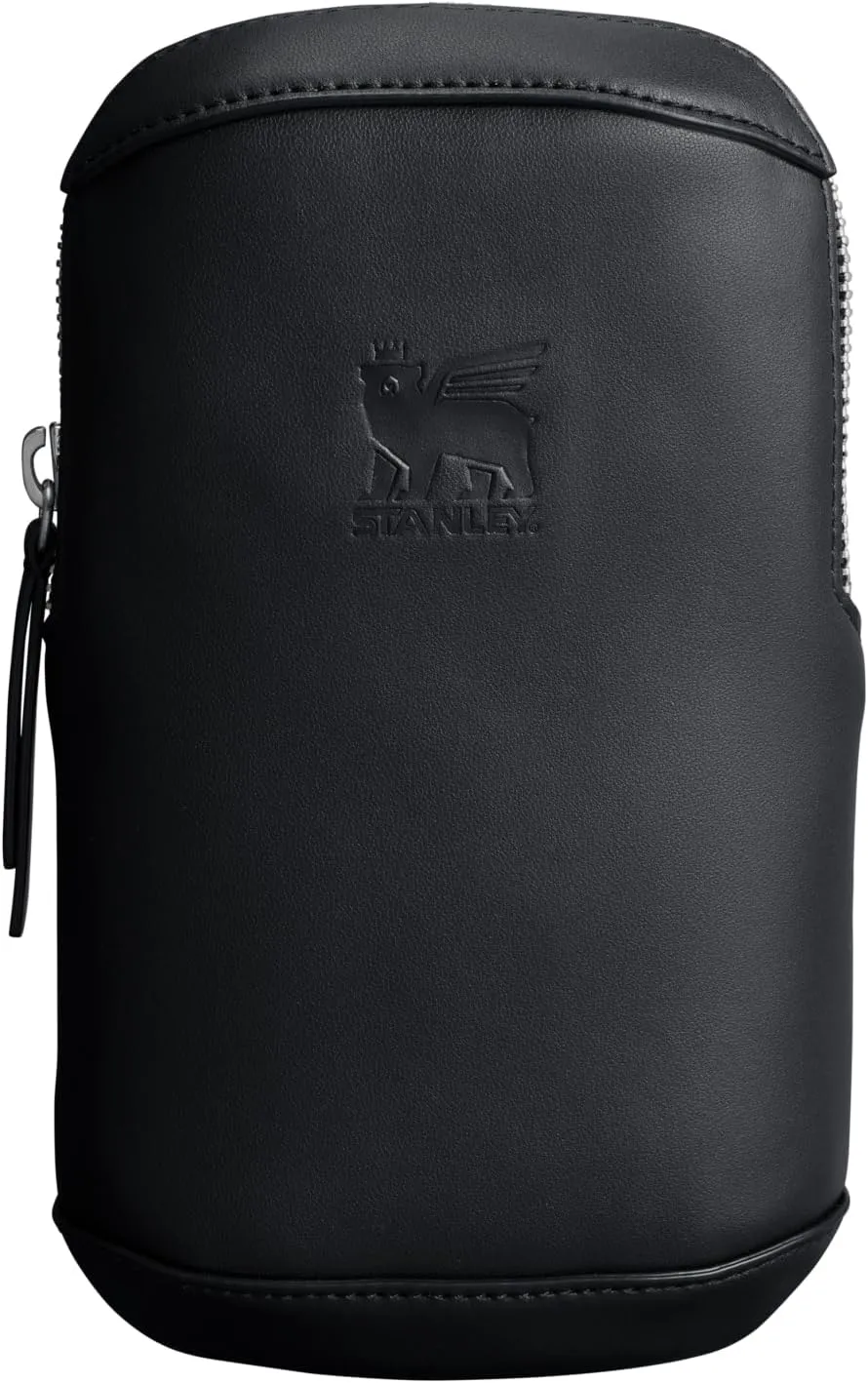 STANLEY Cross Bottle Essentials Case Max | Phone, Wallet, Keys Holder for Water Bottle | Faux Leather Accessory Pouch
