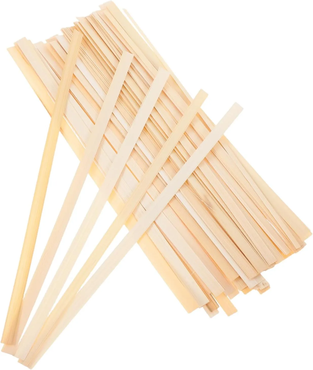 STOBAZA DIY Hand Fans Basketry Kit 50pcs Material Bag for Fan Weaving Craft Supplies