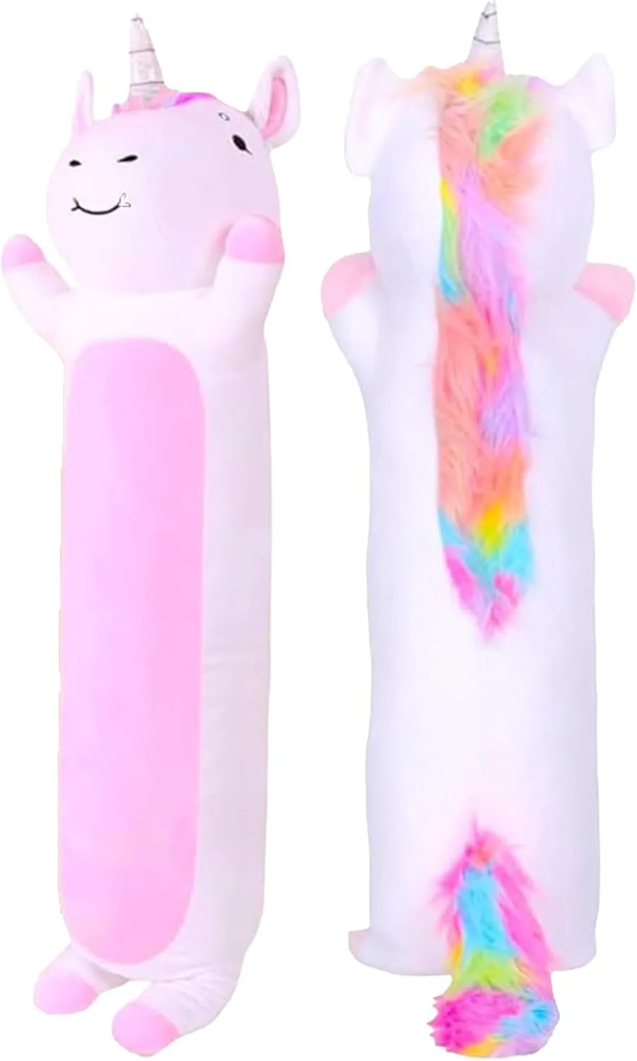Stuffed Animal Unicorn Body Pillow – Soft Plush Toy & Throw Pillow for Kids, Small (23 Inches) Soft Plushies Stuff Gift for Boys and Girls