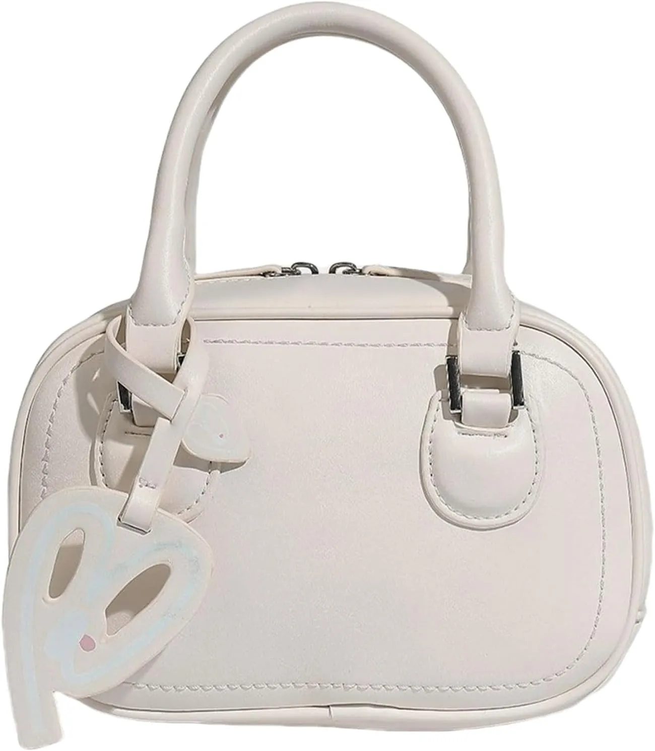 Stylish PU Leather Women's Bowling Bag - Fashionable Shoulder & Crossbody Handbag for Autumn/Winter Shopping