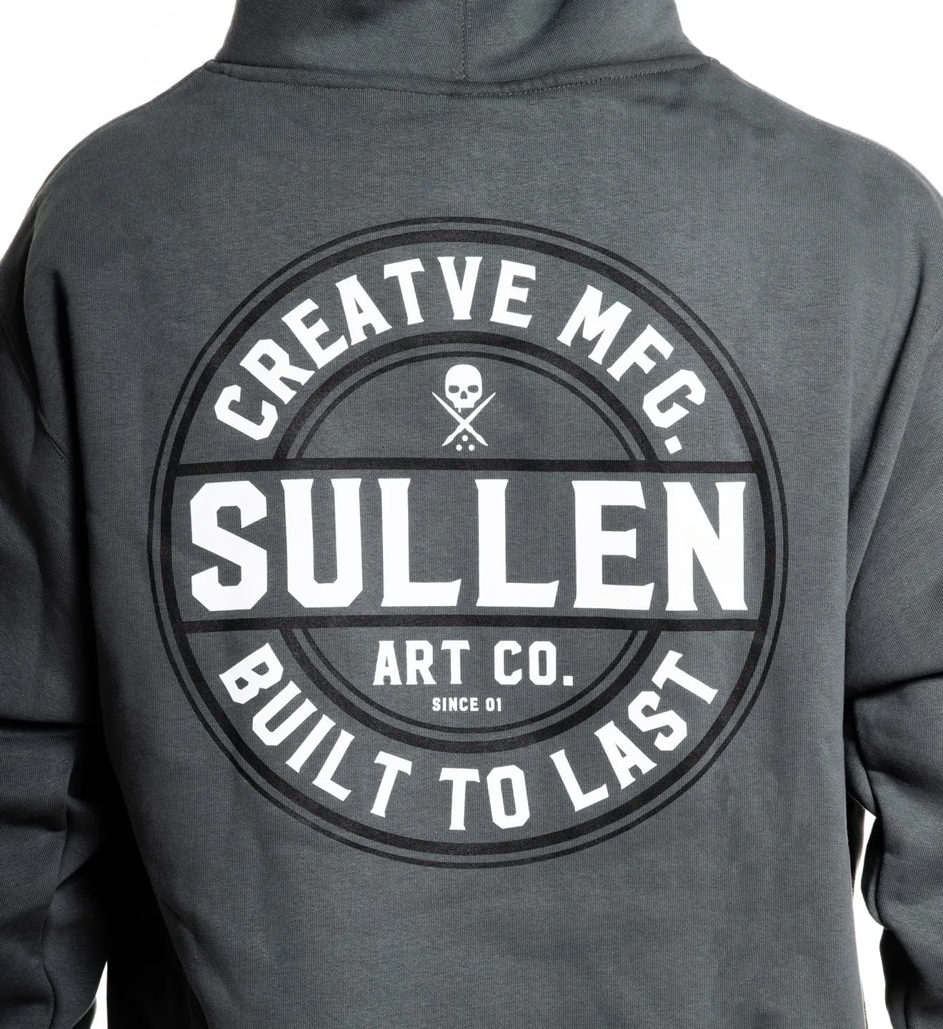 Sullen Men's Creative Corp Tattoo Lifestyle Graphic Long Sleeve Pullover Hooded Fleece Sweatshirt