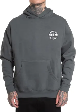 Sullen Men's Creative Corp Tattoo Lifestyle Graphic Long Sleeve Pullover Hooded Fleece Sweatshirt
