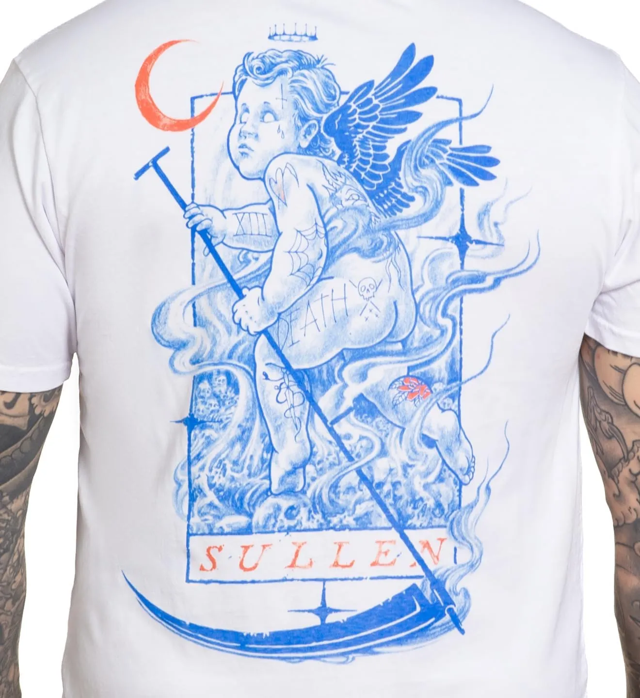 Sullen Men's Death Angel Valentine Capsule Tattoo Lifestyle Graphic Premium Short Sleeve Tee