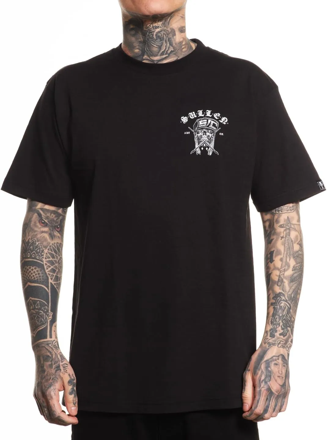 Sullen Men's Disturbed International Bro Day Capsule Tattoo Lifestyle Graphic Standard Short Sleeve Tee