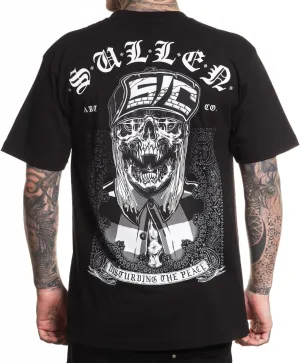 Sullen Men's Disturbed International Bro Day Capsule Tattoo Lifestyle Graphic Standard Short Sleeve Tee