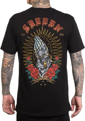 Sullen Men's Forgive Me Tattoo Lifestyle Graphic Premium Short Sleeve Tee Black