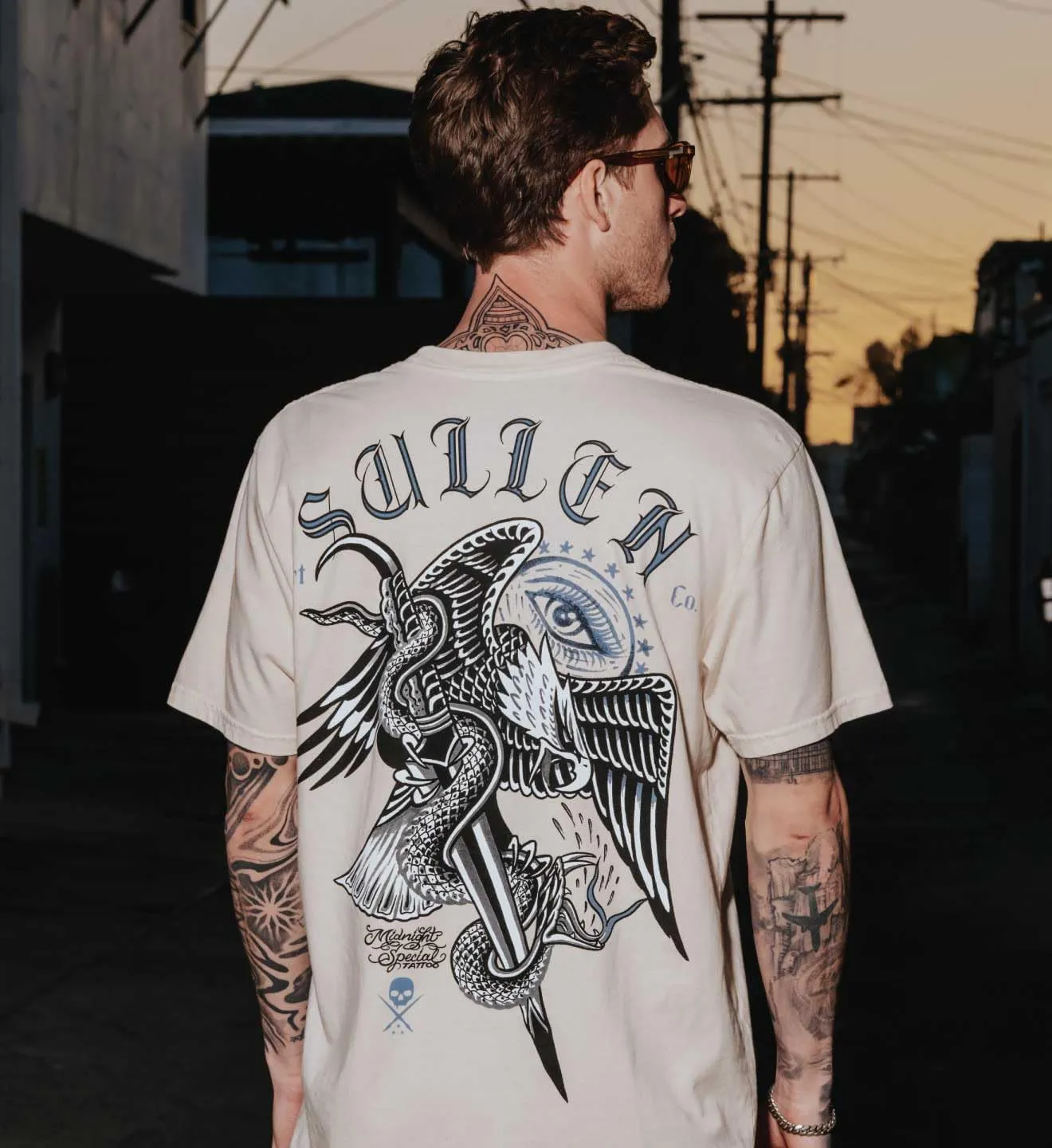 Sullen Men's Midnight Special Traditions Capsule Tattoo Artist Series Lifestyle Graphic Premium Short Sleeve Tee