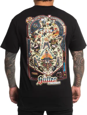 Sullen Men's Play to Win Tattoo Lifestyle Graphic Bar Games Capsule Standard Short Sleeve Tee