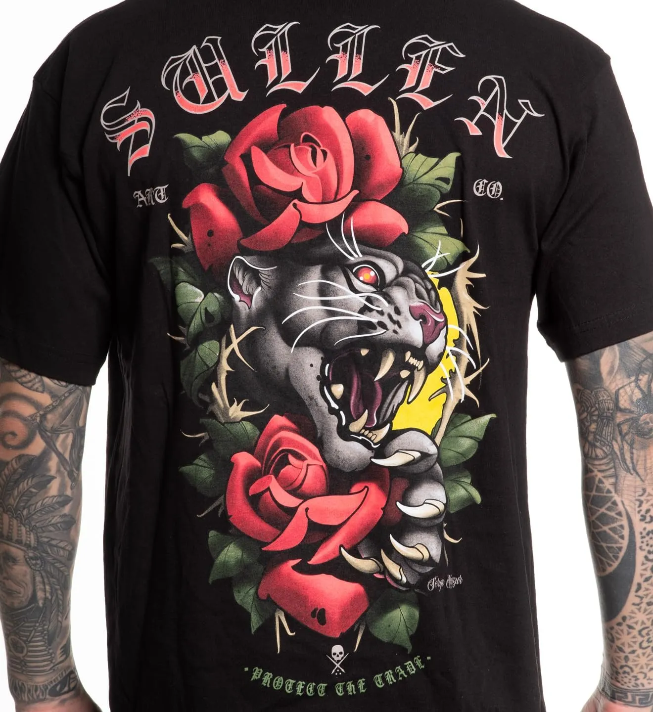 Sullen Men's Puma Artist Series Tattoo Lifestyle Graphic Standard Short Sleeve Tee