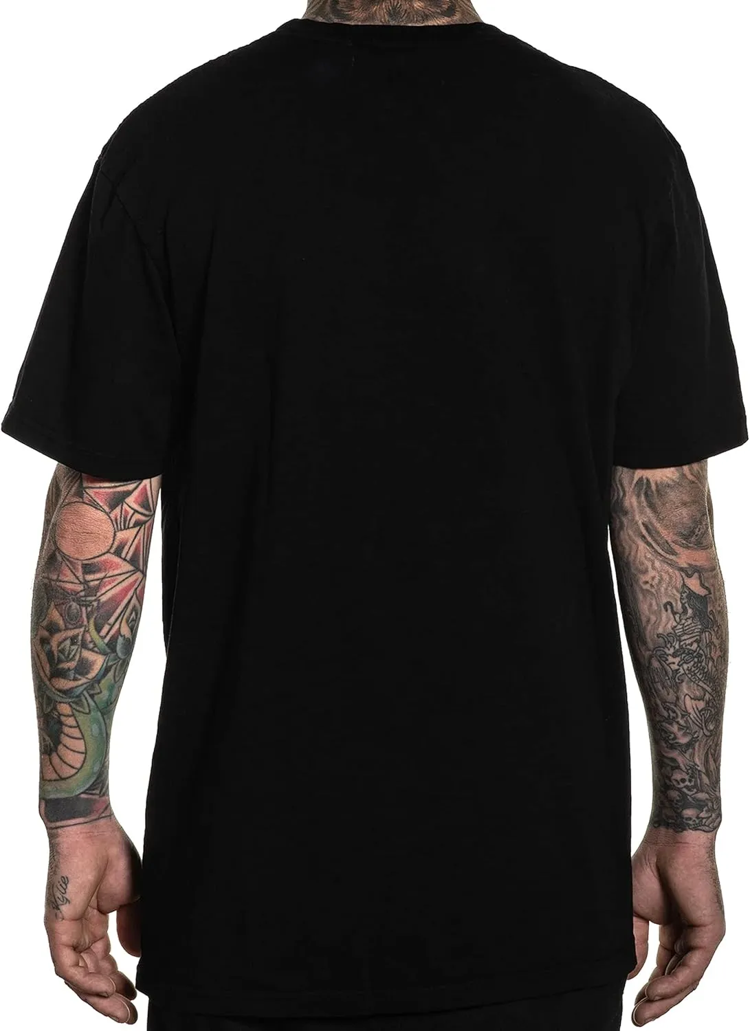 Sullen Men's Solid Premium Tattoo Lifestyle Graphic Logo Tee - Neptune