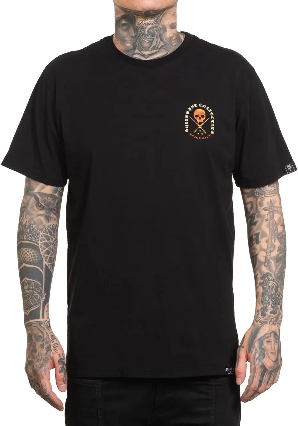 Sullen Men's Teen Hearts & Serpent Traditions Capsule Tattoo Artist Series Lifestyle Graphic Premium Short Sleeve Tee